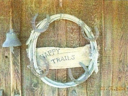 photo of Happy Trals sign